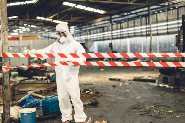 Professional Infectious Disease Decontamination technician working in Opa-locka, FL